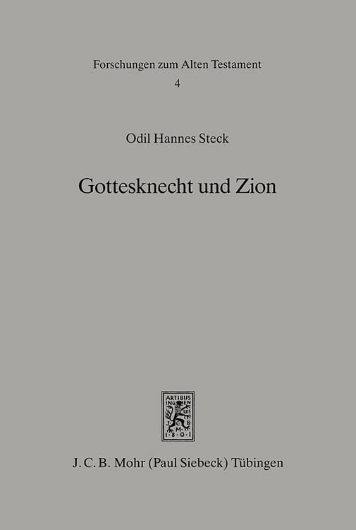 Produktbild: Gottesknecht und Zion