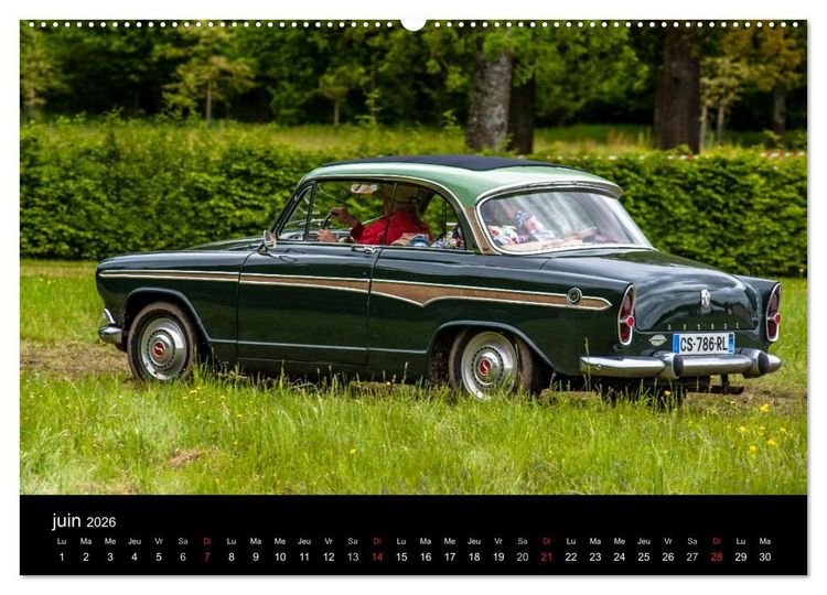 Produktbild: AUTO MOBILE (Calendrier mural 2026 DIN A2 vertical) calendrier de bureau