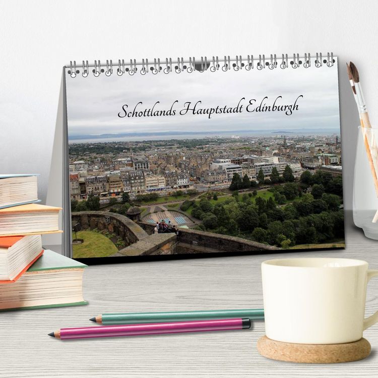 Produktbild: Schottlands Hauptstadt Edinburgh (Tischkalender 2026 DIN A5 quer), CALVENDO Monatskalender