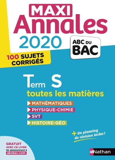 Produktbild: Maxi annales bac 2020 - terminale s