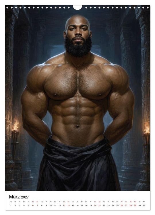 Produktbild: Mysthische M&auml;nner Fantasy (Wandkalender 2027 DIN A3 hoch), CALVENDO Monatskalender