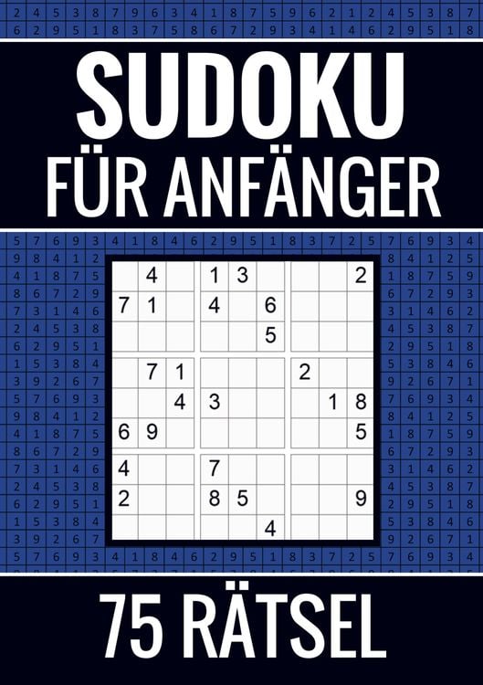 Produktbild: Sudoku für Anfänger - 75 Rätsel (einfach)