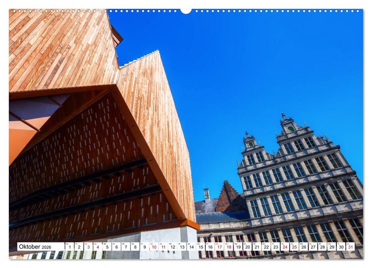 Produktbild: Architektonische Zeitspr&uuml;nge (Wandkalender 2026 DIN A2 quer), CALVENDO Monatskalender