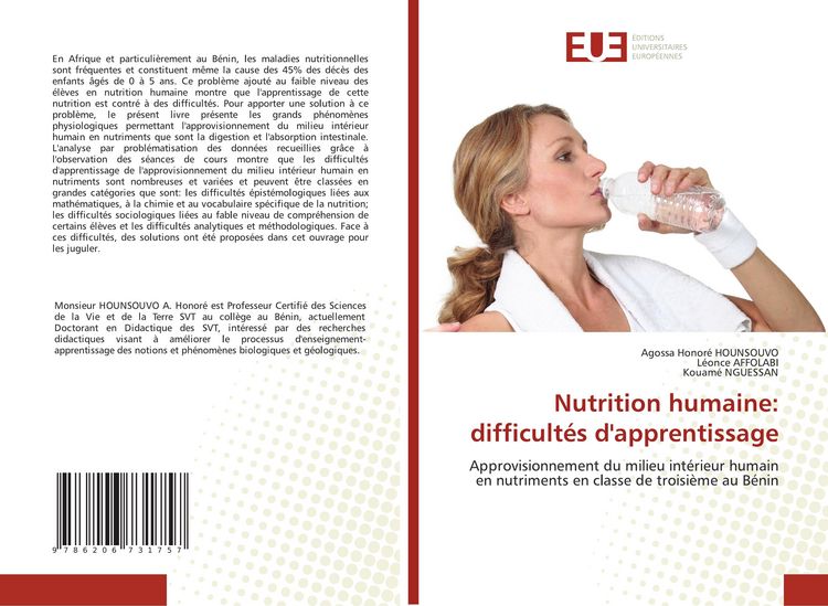 Produktbild: Nutrition humaine: difficult&eacute;s d'apprentissage