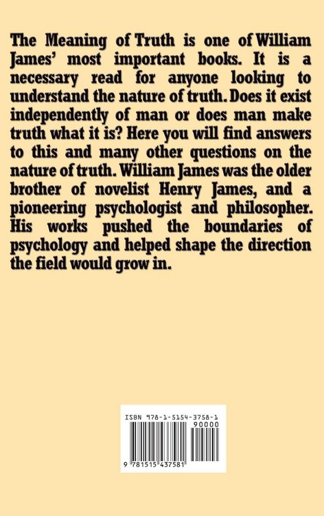 Produktbild: The Meaning of Truth