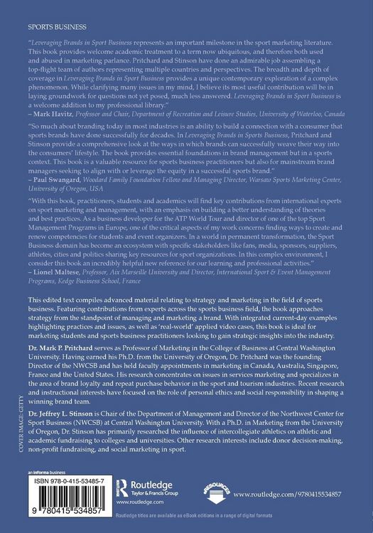 Produktbild: Leveraging Brands in Sport Business