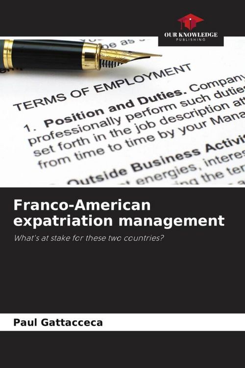 Produktbild: Franco-American expatriation management