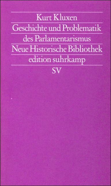 Produktbild: Kluxen, K: Parlamentarismus
