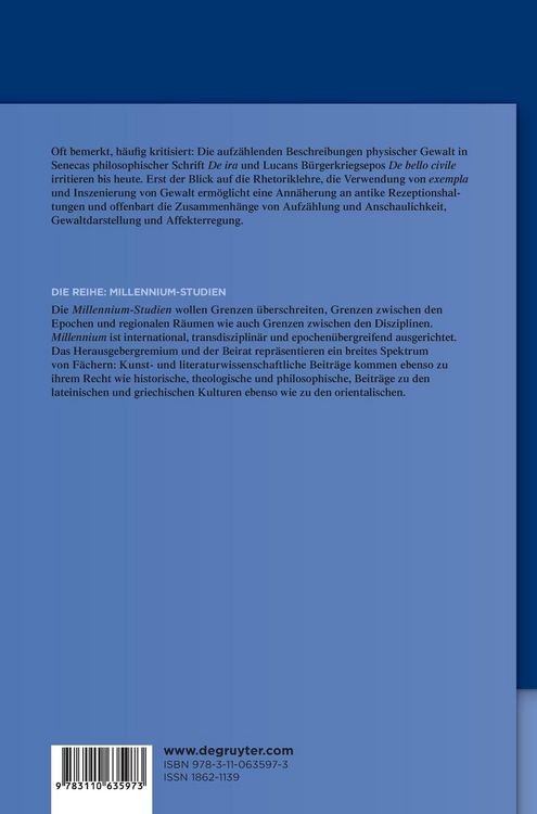 Produktbild: Mord(s)bilder - Aufzählungen von Gewalt bei Seneca und Lucan