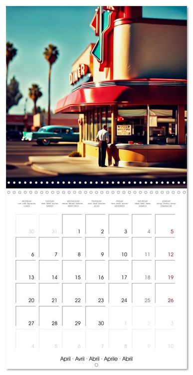 Produktbild: In love with Edward Hopper (Wall Calendar 2026 12 &times; 12 Inch) CALVENDO 12 Month Wall Calendar