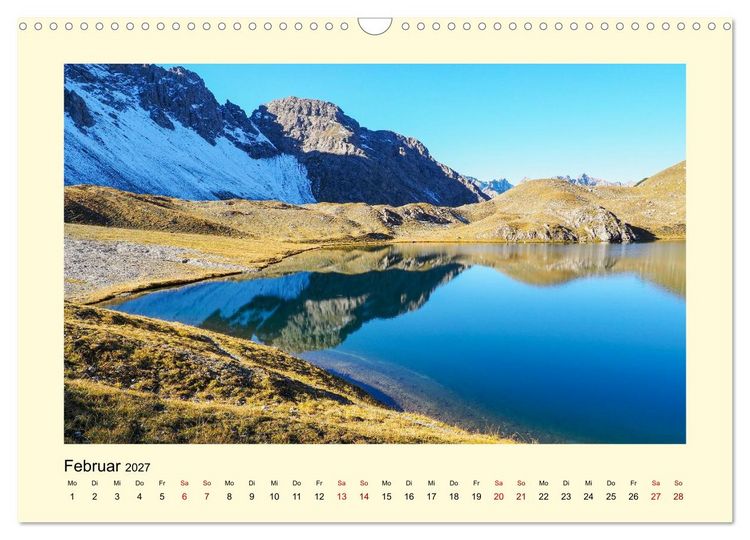 Produktbild: Lechtaler Alpen (Wandkalender 2027 DIN A3 quer), CALVENDO Monatskalender