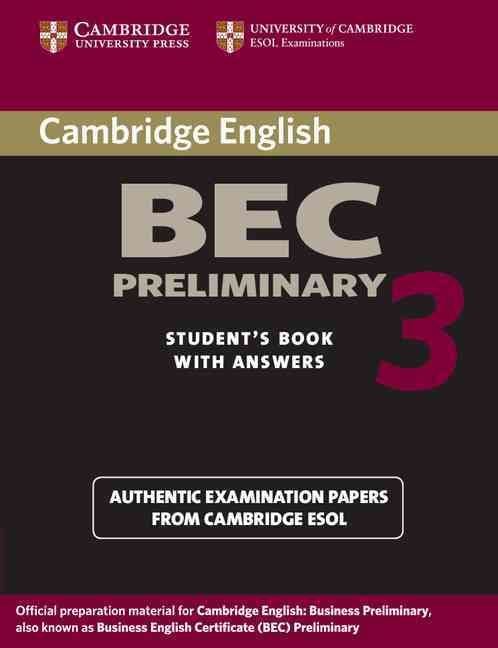 Produktbild: Cambridge BEC Preliminary 3 with Answers