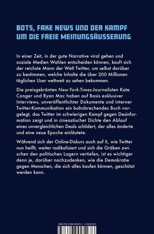 Produktbild: Elon Musk und die Zerst&ouml;rung von Twitter
