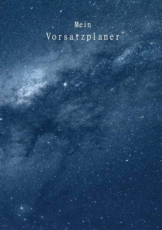 Produktbild: Mein Vorsatzplaner