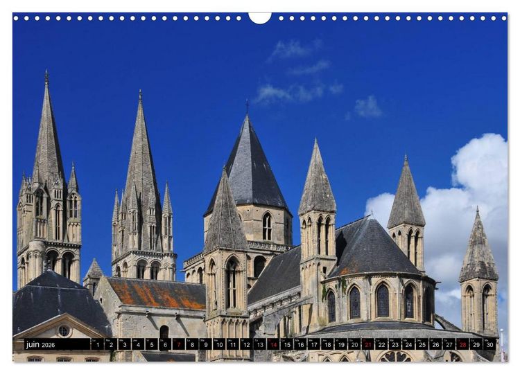 Produktbild: D&eacute;couvrez la Normandie (Calendrier mural 2026 DIN A3 vertical), CALVENDO calendrier mensuel