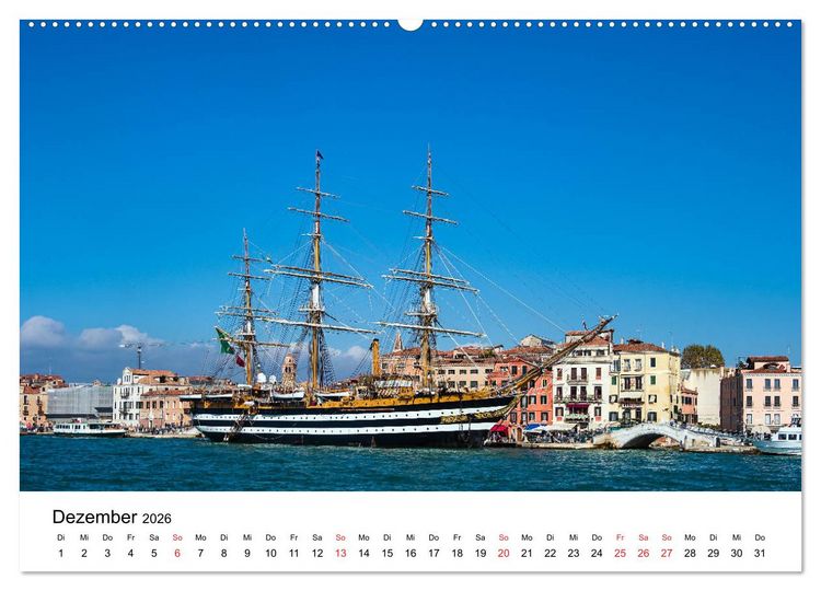 Produktbild: Unterwegs in Venedig (Wandkalender 2026 DIN A2 quer), CALVENDO Monatskalender