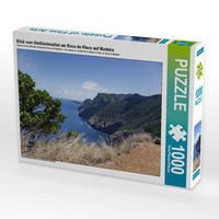 Produktbild: CALVENDO Puzzle Blick vom Steilk&uuml;stenpfad am Boca do Risco auf Madeira | 1000 Teile Lege-Gr&ouml;&szlig;e 64x48cm Foto-Puzzle f&uuml;r gl&uuml;ckliche Stunden