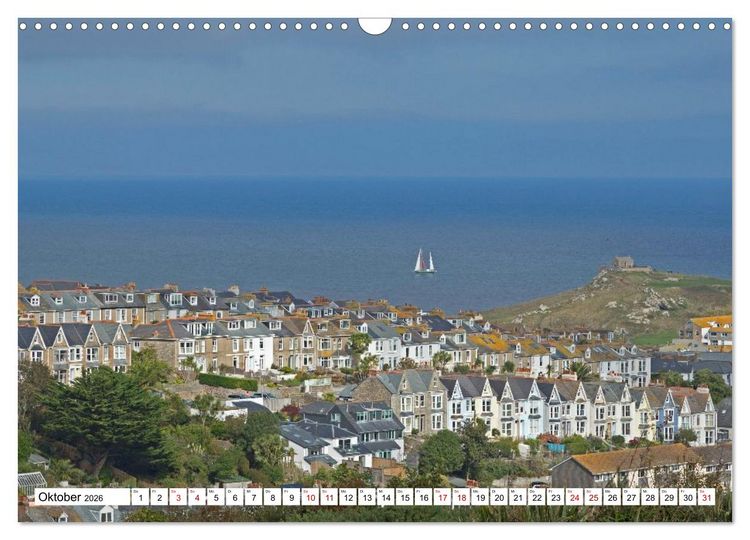 Produktbild: Faszinierende Ansichten von Cornwall (Wandkalender 2026 DIN A3 quer), CALVENDO Monatskalender