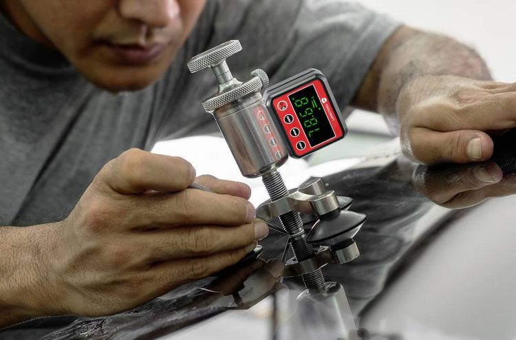 Produktbild: TOOLCRAFT TO-7308984 Digitale Wasserwaage mit Magnet 68.4mm 360&deg; 0.1