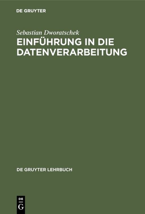 Produktbild: Einf&uuml;hrung in die Datenverarbeitung