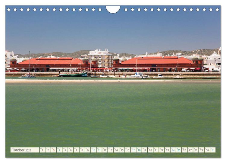 Produktbild: Algarve real - Impressionen aus Olh&atilde;o und Tavira (Wandkalender 2026 DIN A4 quer), CALVENDO Monatskalender