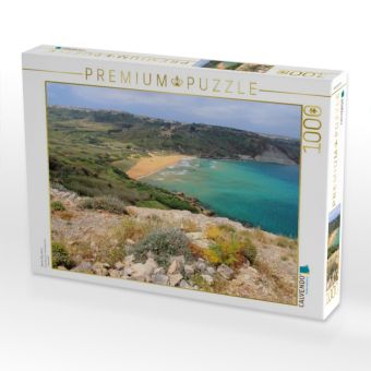 Produktbild: CALVENDO Puzzle Ramla Bay, Gozo | 1000 Teile Lege-Gr&ouml;&szlig;e 64x48cm Foto-Puzzle f&uuml;r gl&uuml;ckliche Stunden