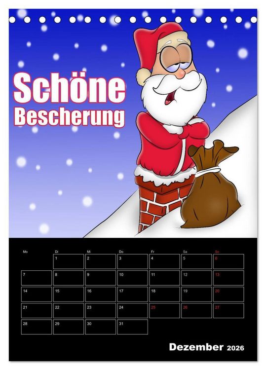 Produktbild: Cartoons - mir doch Bockwurscht (Tischkalender 2026 DIN A5 hoch), CALVENDO Monatskalender