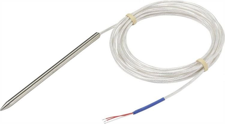 Produktbild: TRU COMPONENTS TC-9779576 PT100 Temperaturf&uuml;hler -100 bis 200&deg;C Kabel, offenes Ende