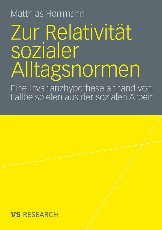 Produktbild: Zur Relativit&auml;t sozialer Alltagsnormen