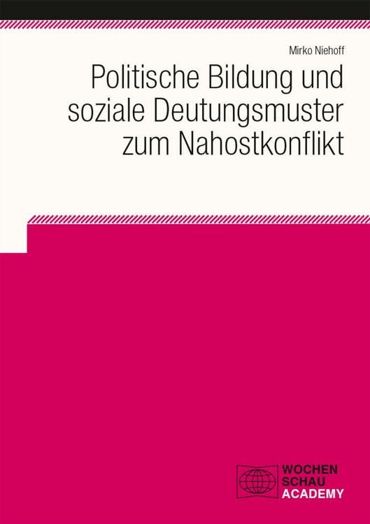 Produktbild: Politische Bildung und soziale Deutungsmuster zum Nahostkonflikt