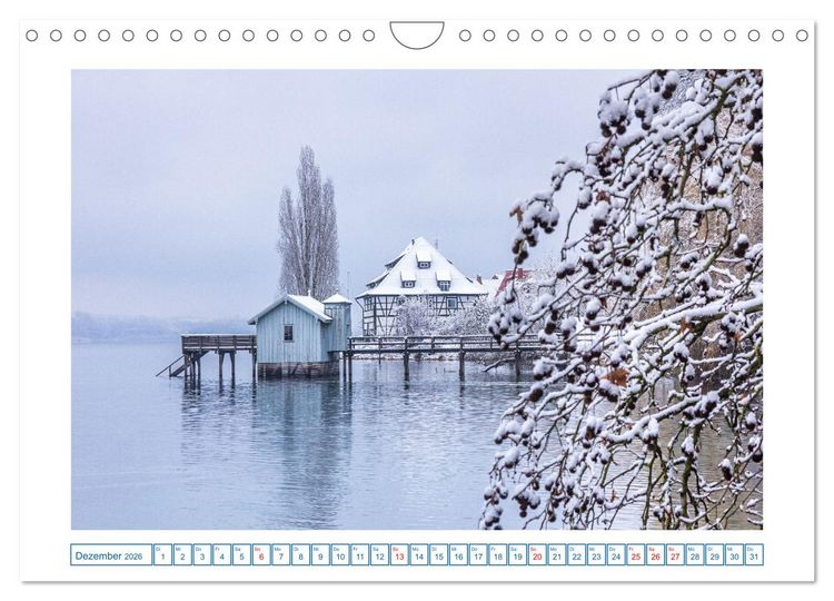 Produktbild: Bodman - sch&ouml;ner kleiner Ort direkt am Bodensee (Wandkalender 2026 DIN A4 quer), CALVENDO Monatskalender