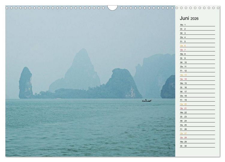 Produktbild: Asien - Thailand und Kambodscha (Wandkalender 2026 DIN A3 quer), CALVENDO Monatskalender