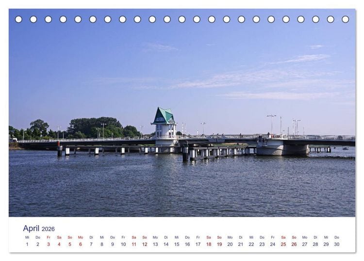 Produktbild: Radtouren ab Eckernf&ouml;rde (Tischkalender 2026 DIN A5 quer), CALVENDO Monatskalender