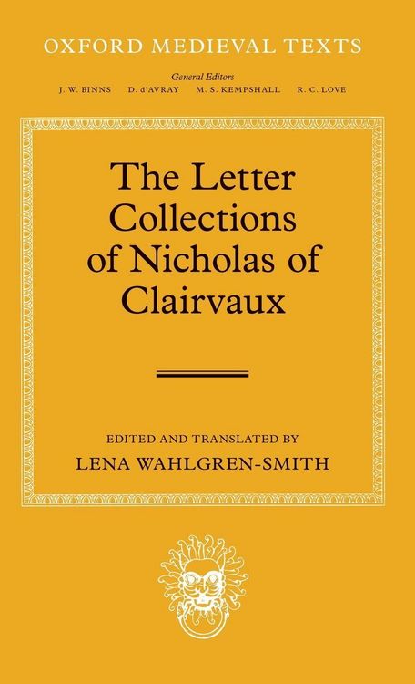 Produktbild: Letter Collections of Nicholas of Clairvaux