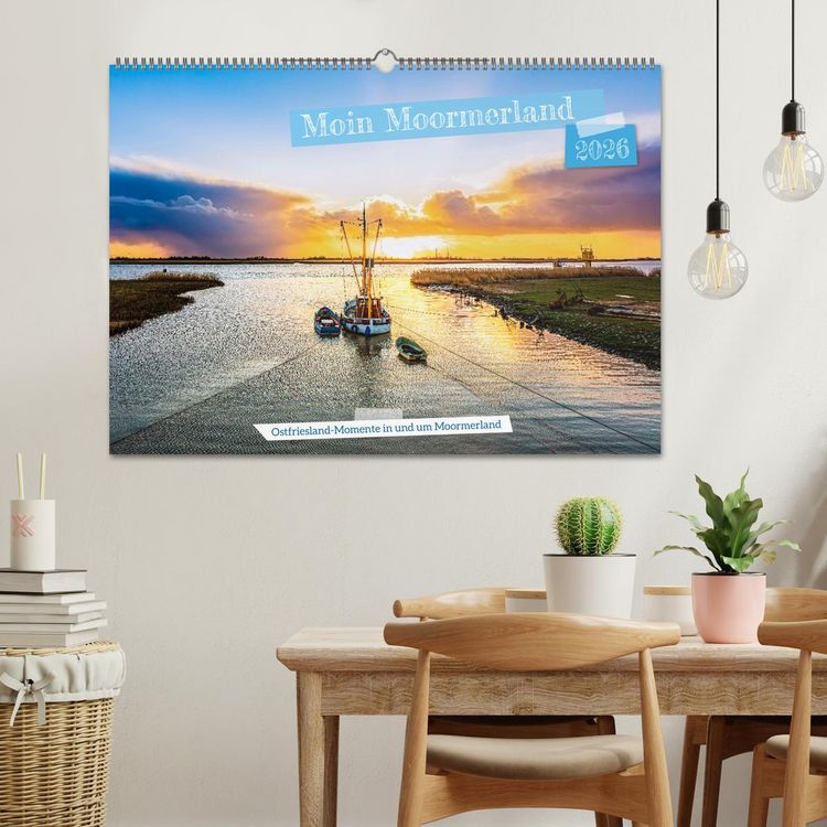 Produktbild: Moin Moormerland (Wandkalender 2026 DIN A2 quer), CALVENDO Monatskalender