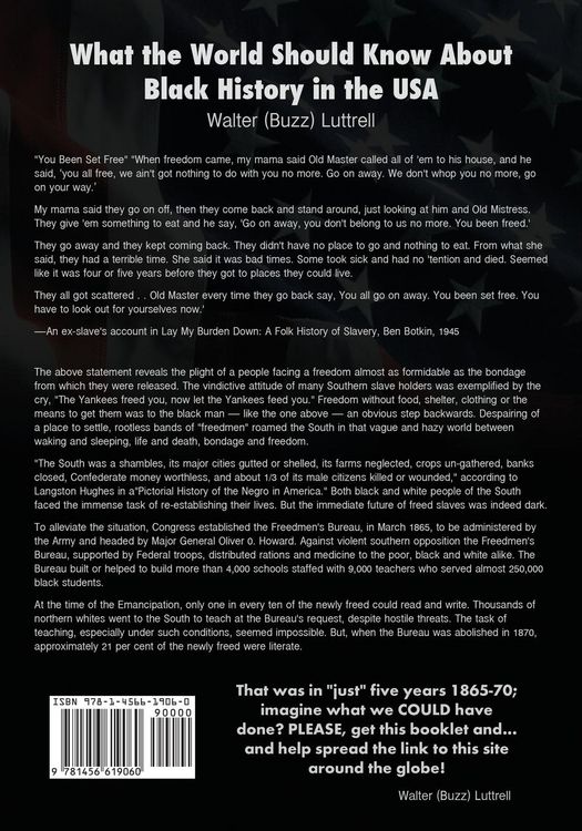 Produktbild: What the World Should Know about Black History in the USA