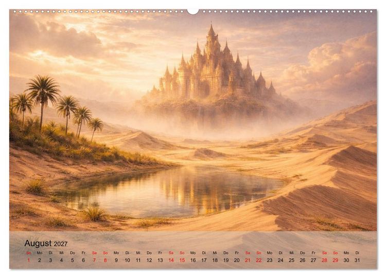 Produktbild: Wo Träume schweben (Wandkalender 2027 DIN A2 quer), CALVENDO Monatskalender