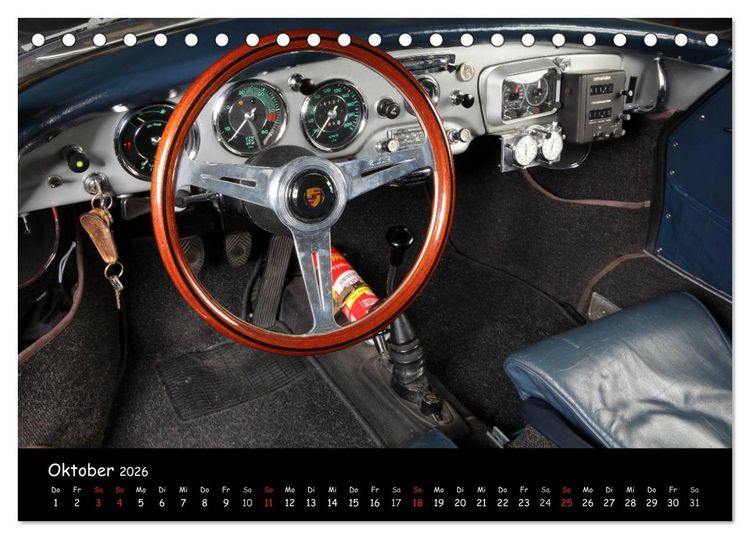 Produktbild: Classic 356 (Tischkalender 2026 DIN A5 quer), CALVENDO Monatskalender