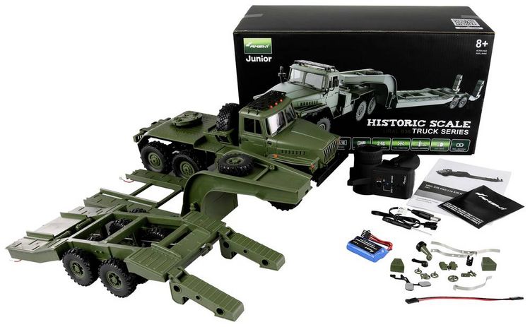 Produktbild: Amewi 22671 Ural B36 1:16 Elektro RC Modell-LKW RtR inkl. Akku und Ladekabel, Vorlackiert, mit Lichteffekt