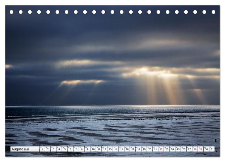 Produktbild: Amrum. Natur und Landschaften (Tischkalender 2027 DIN A5 quer), CALVENDO Monatskalender