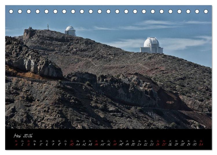 Produktbild: La Palma - Insel der Berge und Wolken (Tischkalender 2026 DIN A5 quer), CALVENDO Monatskalender