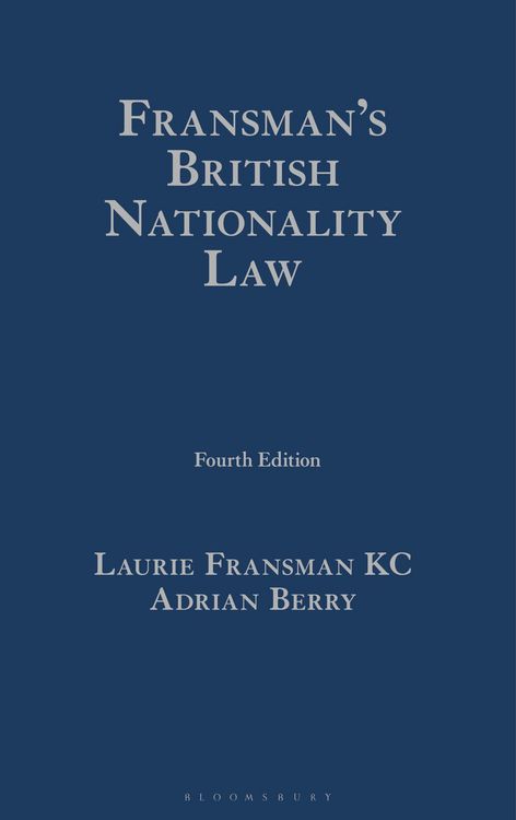 Produktbild: Fransman's British Nationality Law