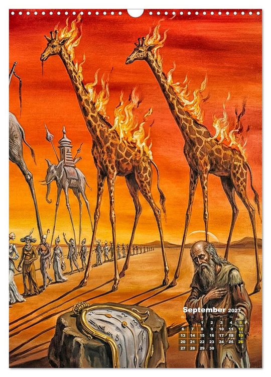 Produktbild: Dali und Magritte: zwei surreale Wirklichkeiten (Wandkalender 2027 DIN A3 hoch), CALVENDO Monatskalender