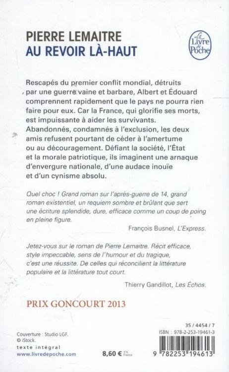 Produktbild: Au revoir l&agrave;-haut