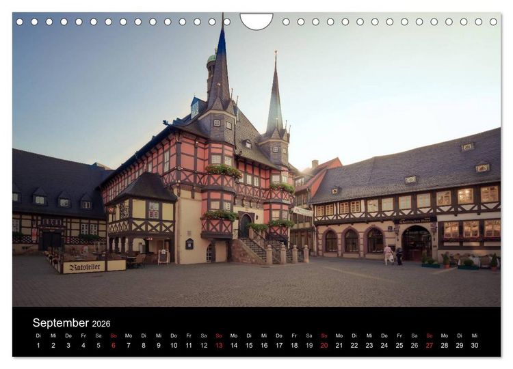 Produktbild: Fachwerk - wie aus einer anderen Zeit (Wandkalender 2026 DIN A4 quer), CALVENDO Monatskalender