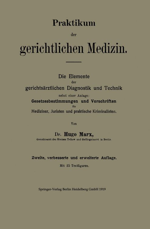 Produktbild: Praktikum der gerichtlichen Medizin