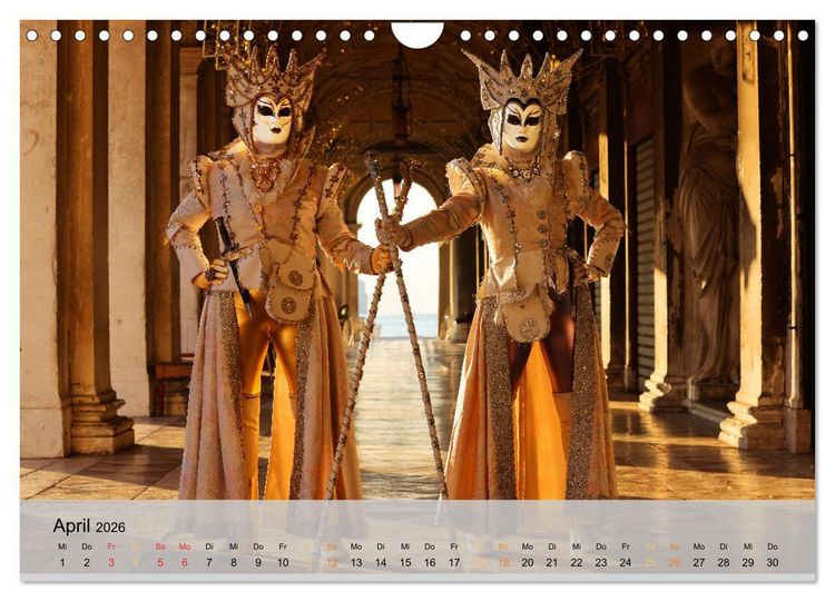 Produktbild: Venedigs Sch&ouml;nheiten (Wandkalender 2026 DIN A4 quer), CALVENDO Monatskalender
