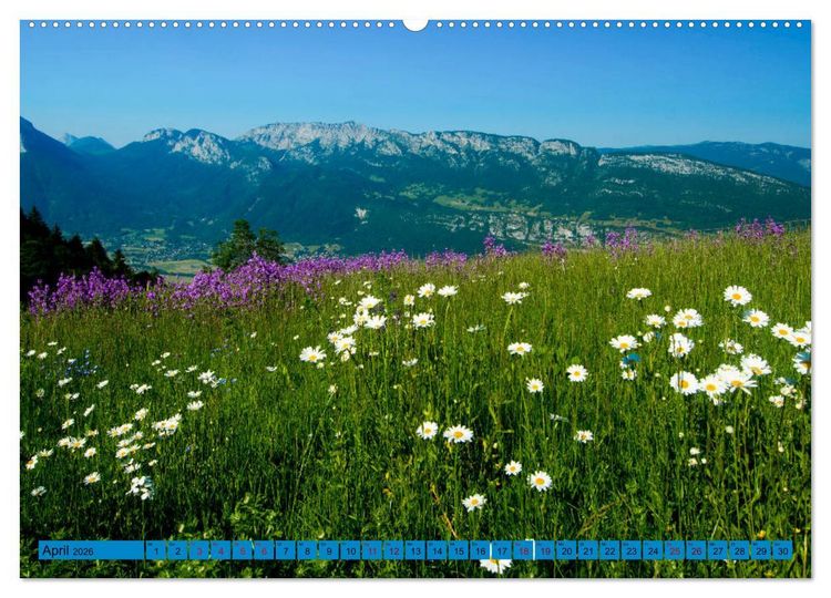 Produktbild: Frankreichs Alpenregionen (hochwertiger Premium Wandkalender 2026 DIN A2 quer), Kunstdruck in Hochglanz