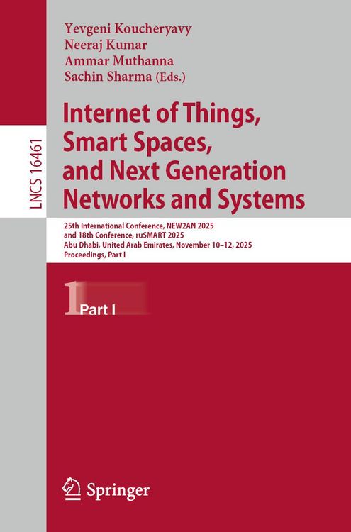 Produktbild: Internet of Things, Smart Spaces, and Next Generation Networks and Systems