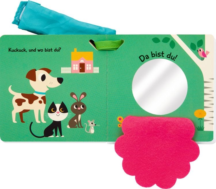 Produktbild: Mein Filz-F&uuml;hlbuch f.d.Buggy: Kuckuck, kl. Hund! (F&uuml;hl.&be.)
